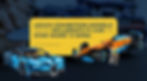 Promotional banner for the blog, 'LEGO® Exhibition Models: From McLaren's F1 Car to Star Wars’ X-Wing,